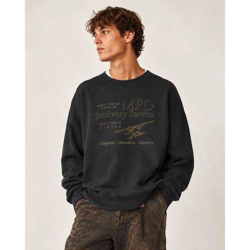 Vintage Gear for Sports Alaska MPO Delivery Service Sweatshirt XL